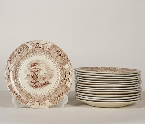 Ceramic Dinnerware Service by Thomas Mayer for Canova, Staffordshire, 1830, Set of 22-RAQ-820801