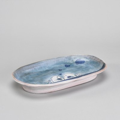 Ceramic Dish by Robert and Jean Cloutier, 1960s-GJR-1426398