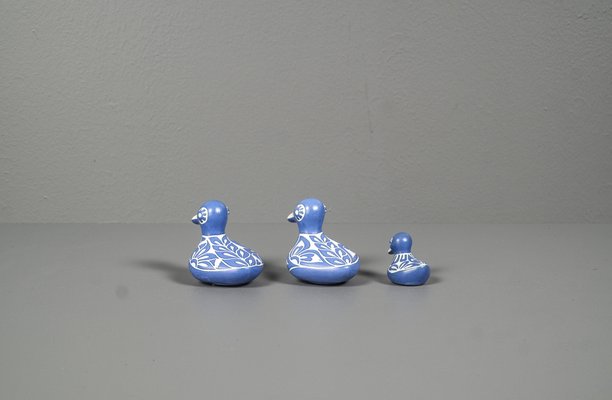 Ceramic Ducks by Pablo Zabal, Chile, 1970s, Set of 3-VLO-1286932