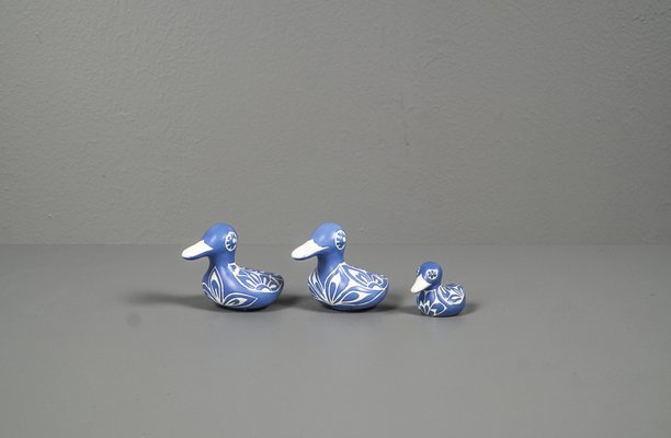 Ceramic Ducks by Pablo Zabal, Chile, 1970s, Set of 3-VLO-1286932