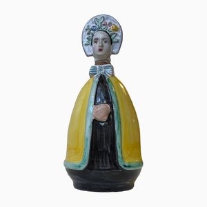 Ceramic Figural Dressed Woman Decanter by Johgus Bornholm, 1950s-LCR-1324120