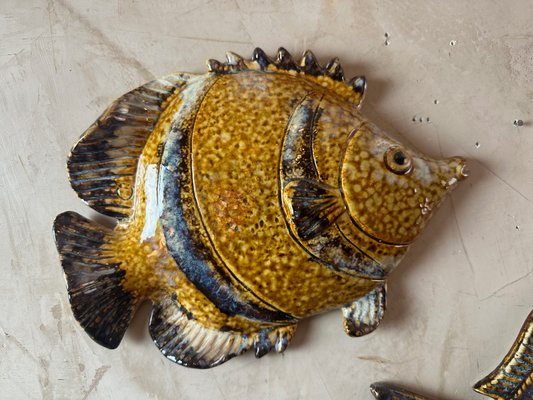 Ceramic Fish from Vallauris, 1970, Set of 4-BFK-2040477