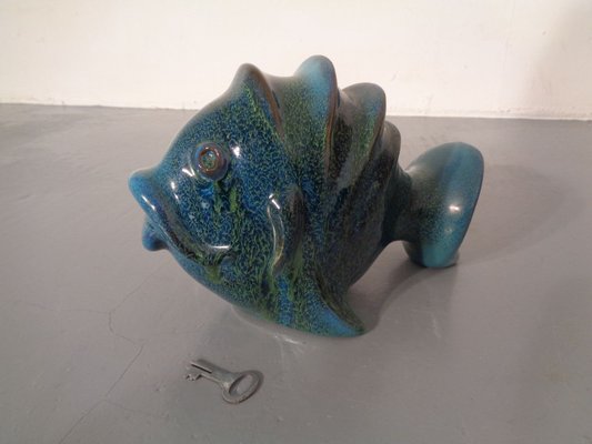 Ceramic Fish Money Box, 1970s