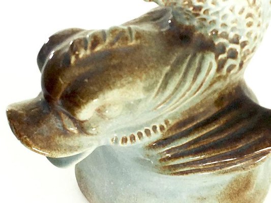 Ceramic Fish Sculptures, 1970s, Set of 2-UR-586750