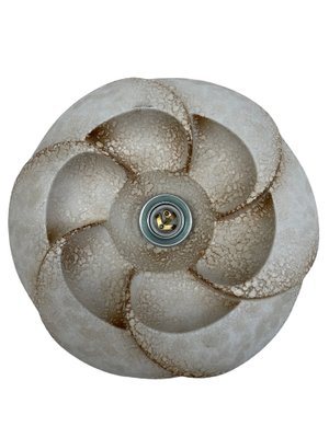 Ceramic Flower-Shaped Wall Lamp, 1960s-FSD-1409367