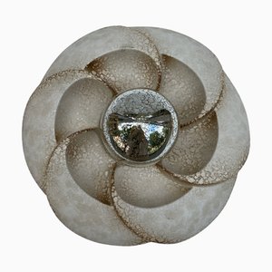 Ceramic Flower-Shaped Wall Lamp, 1960s-FSD-1409367