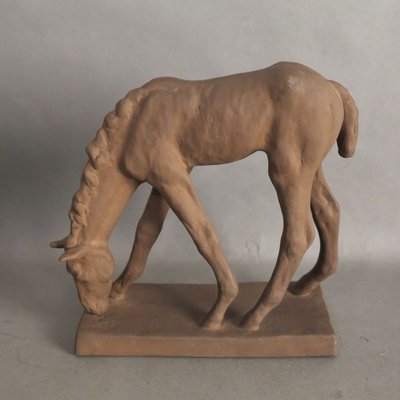 Ceramic Foal by Else Bach for Karlsruher Majolika, 1950s-WK-724131