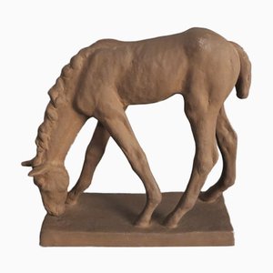 Ceramic Foal by Else Bach for Karlsruher Majolika, 1950s-WK-724131