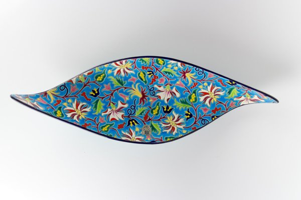 Ceramic Fruit Platter from Faïenceries et Emaux de Longwy, 1950s-KEG-754030