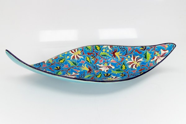 Ceramic Fruit Platter from Faïenceries et Emaux de Longwy, 1950s-KEG-754030