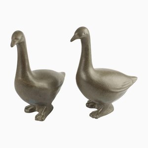 Ceramic Geese by Atte Holm, Set of 2-HYQ-1226165