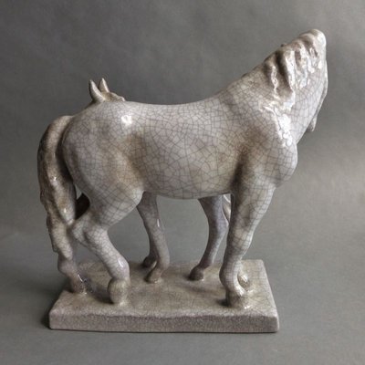 Ceramic Horse Group by A.Wagner for Karlsruher Majolika, 1963-WK-770345