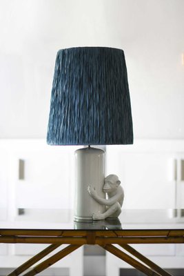 Ceramic Lamp with Lampshade from Vivai del Sud-MNF-1058613