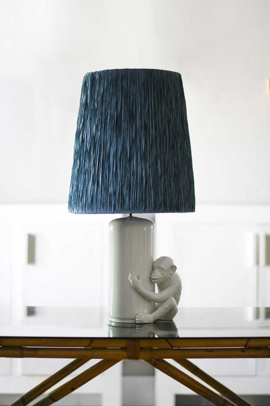 Ceramic Lamp with Lampshade from Vivai del Sud