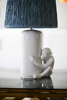 Ceramic Lamp with Lampshade from Vivai del Sud-MNF-1058613