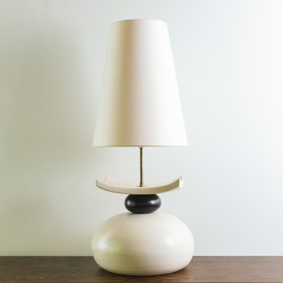 Ceramic Lamp with Pebble, 1970s-OA-1033098