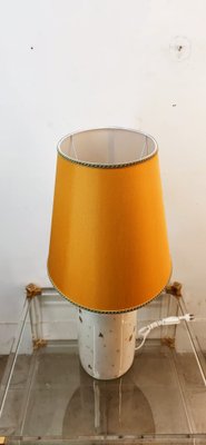 Ceramic Light with Bees and Oval Lampshade-QLH-1768760