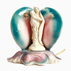 Ceramic Maria Lamp Statue, Italy, 1940s-HUY-1017305