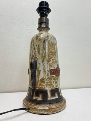 Ceramic Martini Bottle Table Lamp, Italy, 1960s-WZZ-2032127