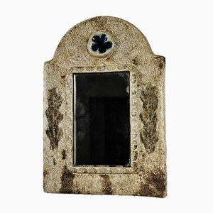 Ceramic Mirror by François Lembo for Vallauris, 1970s-DOA-868412