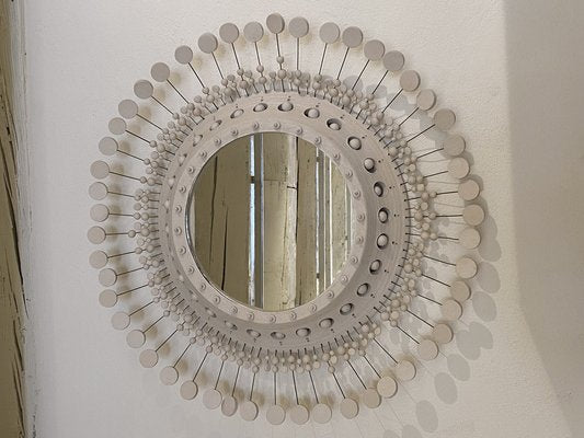 Ceramic Mirror by Georges Pelletier, France, 1970s-IDB-1342082