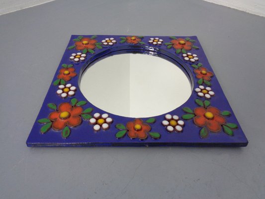 Ceramic Mirror by Katharina Bläser Studio, 1970s-RDW-1277883