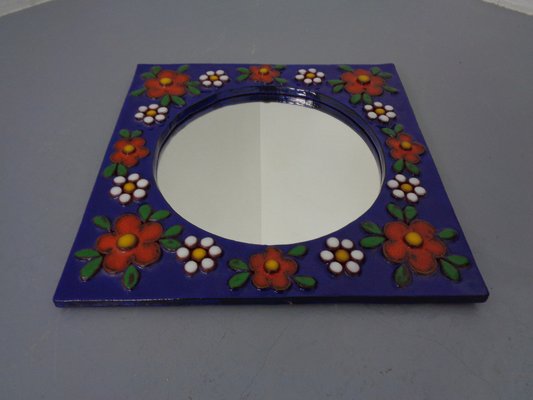 Ceramic Mirror by Katharina Bläser Studio, 1970s-RDW-1277883