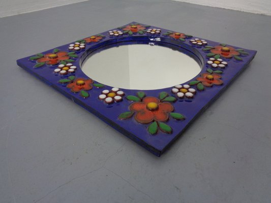 Ceramic Mirror by Katharina Bläser Studio, 1970s-RDW-1277883