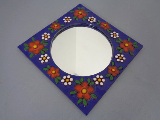 Ceramic Mirror by Katharina Bläser Studio, 1970s-RDW-1277883