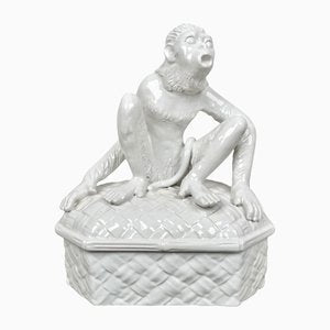 Ceramic Monkey Box Sculpture from Vivai Del Sud, Italy, 1970s-LYQ-1171261