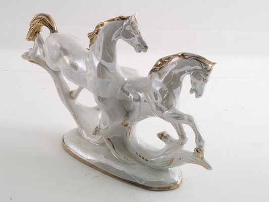 Ceramic Ornament of Horses, 1950s-NJV-848125