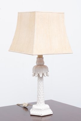 Ceramic Palm Tree Table Lamp, France, 1950s-GCG-993870