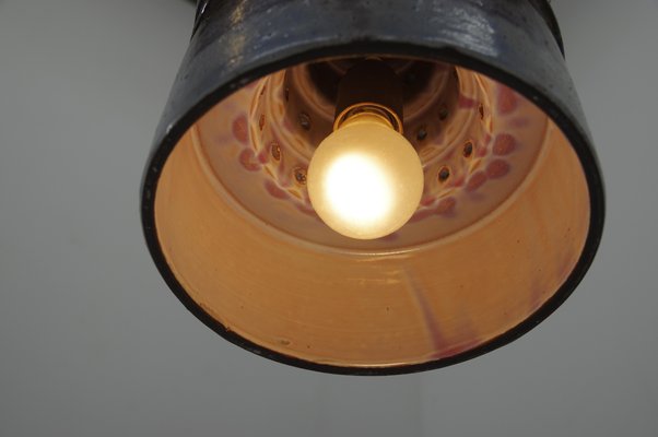 Ceramic Pendant Lamp by Jette Helleroe for Axella, Denmark, 1970s-TZ-999286