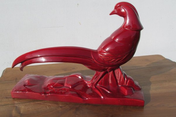 Ceramic Pheasant Figurine, 1930s-RDN-858719