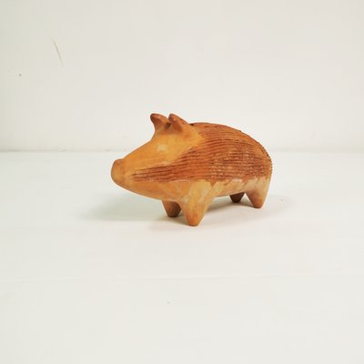 Ceramic Pig Figurine from Hegnetslund, Denmark, 1970s-ZTG-2018322