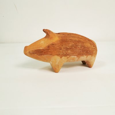 Ceramic Pig Figurine from Hegnetslund, Denmark, 1970s-ZTG-2018322