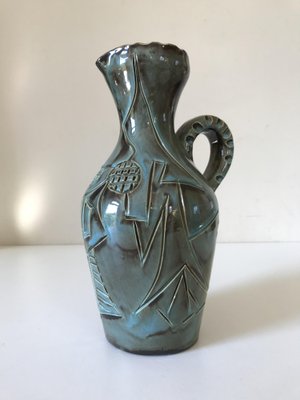 Ceramic Pitcher by Huguette Bessone, 1960s-NER-1291918