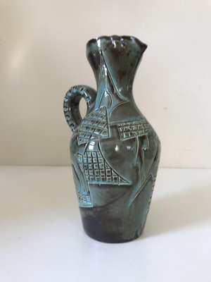 Ceramic Pitcher by Huguette Bessone, 1960s-NER-1291918