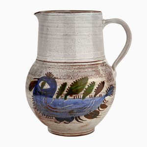 Ceramic Pitcher by Michel Barbier, 1960s-SED-932004