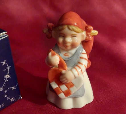 Ceramic Pixie Figurine with White Heart from Royal Copenhagen-PDF-2041930