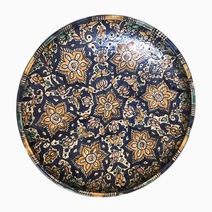 Ceramic Plate from Fès, 1900s-TEP-1234575