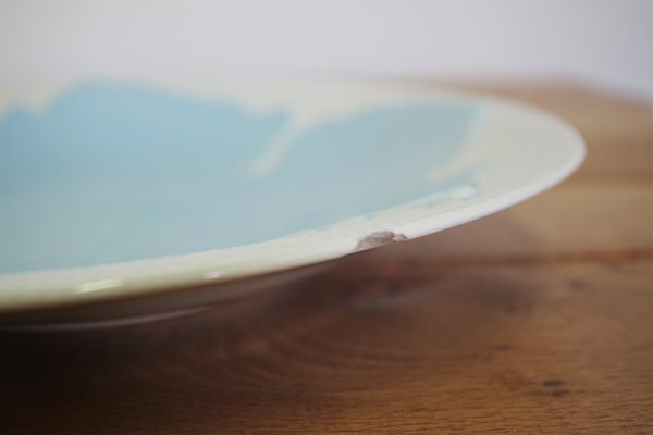 Ceramic Plate from Galvani, 1950s-KNM-941675