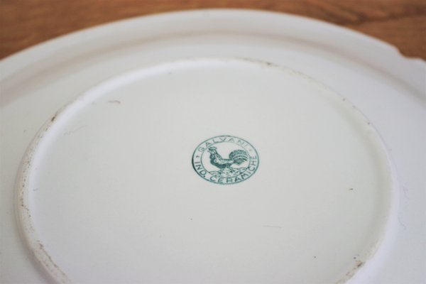 Ceramic Plate from Galvani, 1950s-KNM-941675