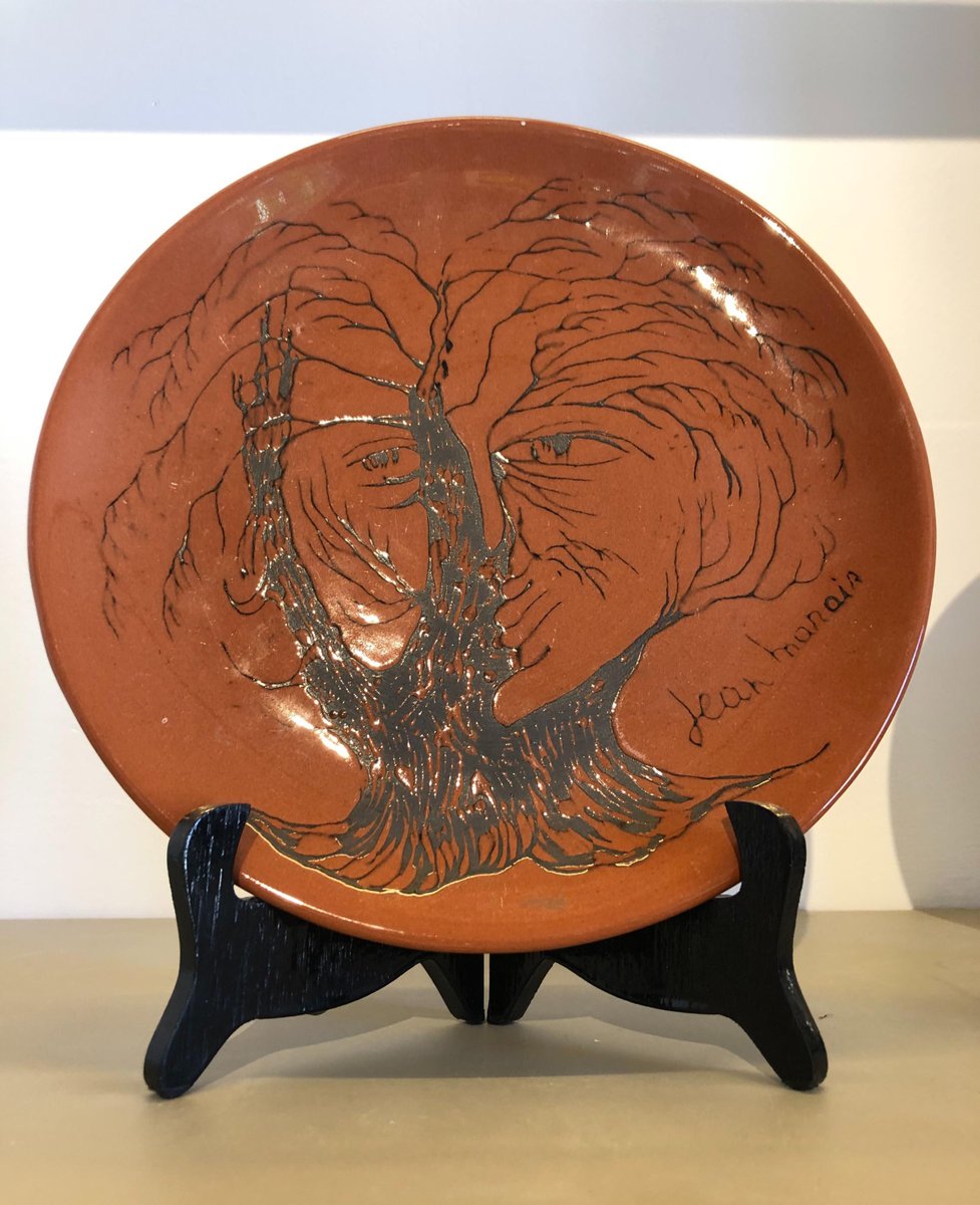 Ceramic Plate from Jean Marais