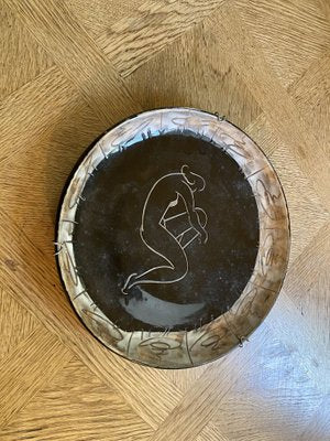 Ceramic Plate with Figure of Woman-TEP-1310807