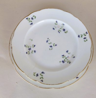 Ceramic Plates from Nast à Paris, 18th Century, Set of 12-SYQ-1802452