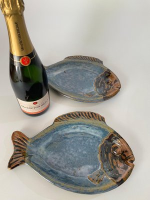 Ceramic Platters or Vide Poche, France, 1960s, Set of 2-UR-1377567