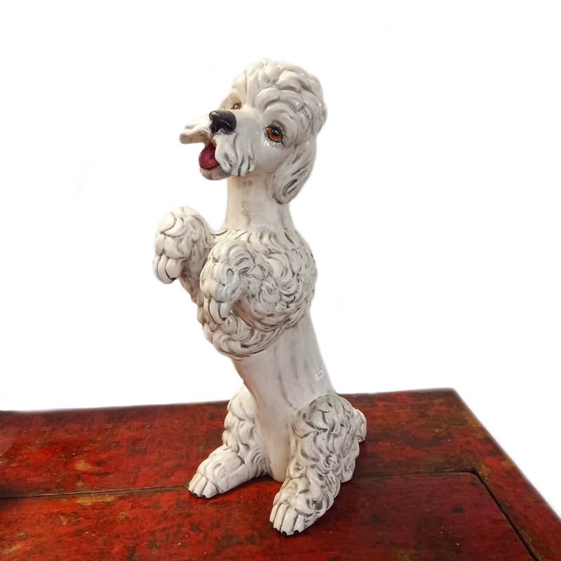 Ceramic Poodle Figure, 1950