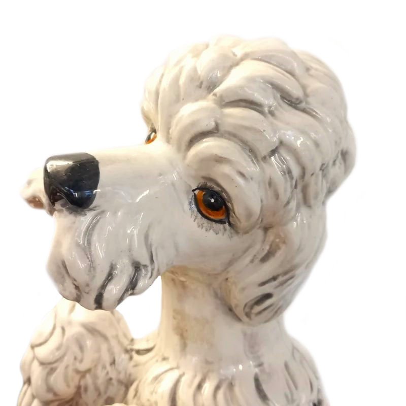 Ceramic Poodle Figure, 1950