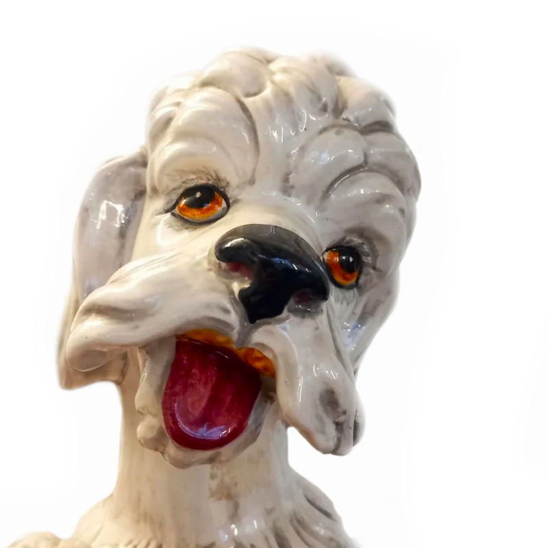 Ceramic Poodle Figure, 1950